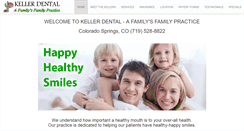 Desktop Screenshot of kellerdental.com